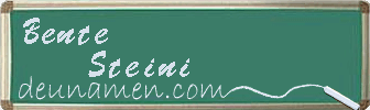 Bente Steini Visitenkarte